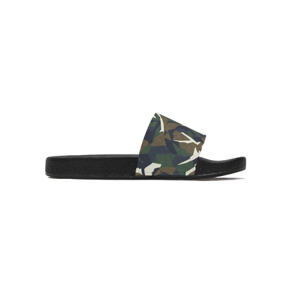 Men's Slide Sandals Refined Geometric Camouflage