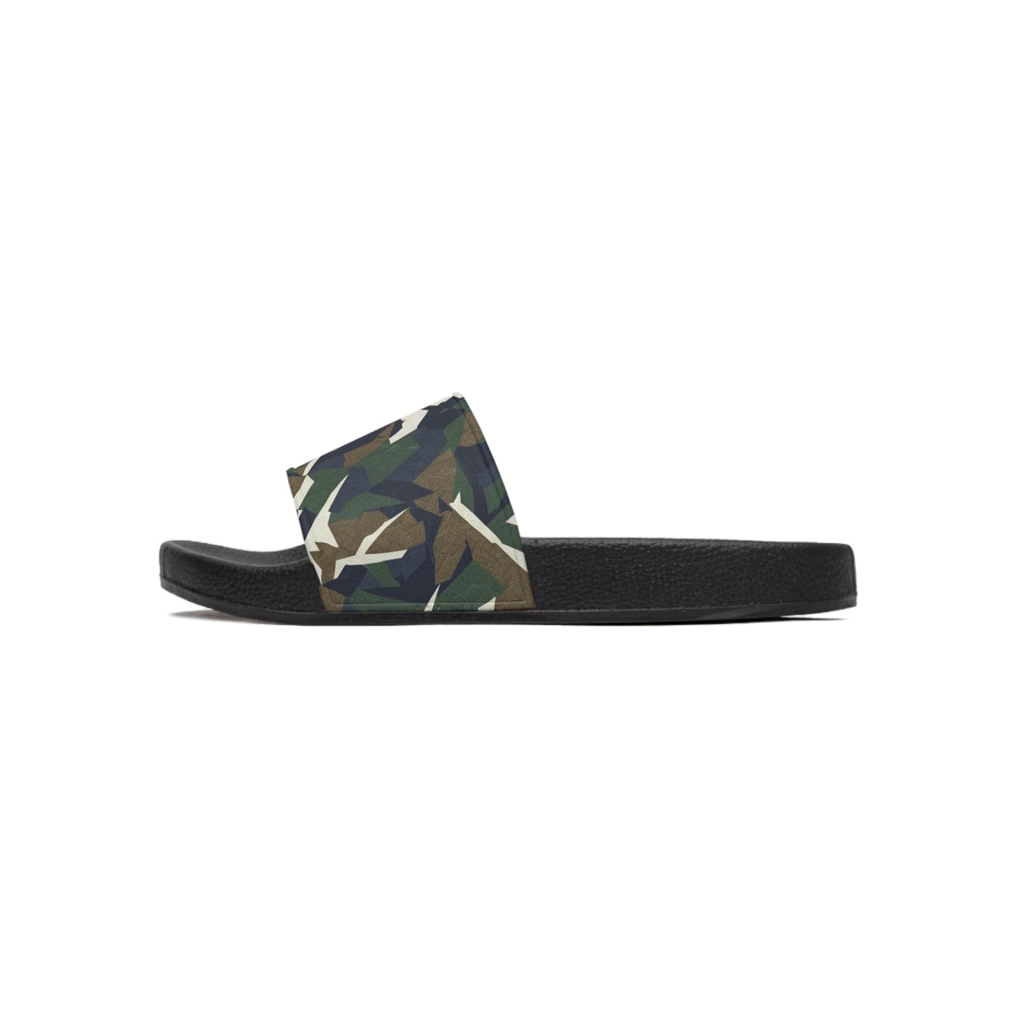 Men's Slide Sandals Refined Geometric Camouflage