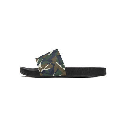 Men's Slide Sandals Refined Geometric Camouflage