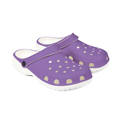 Purple EVA Foam Clogs - Lightweight Comfortable Slip-On Shoes