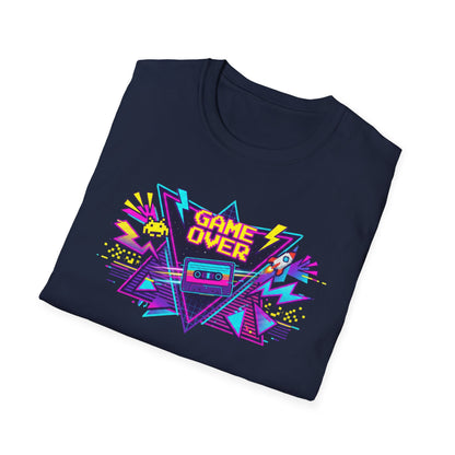 Retro 'Game Over' Graphic T-Shirt — 80s Arcade Gamer Tee