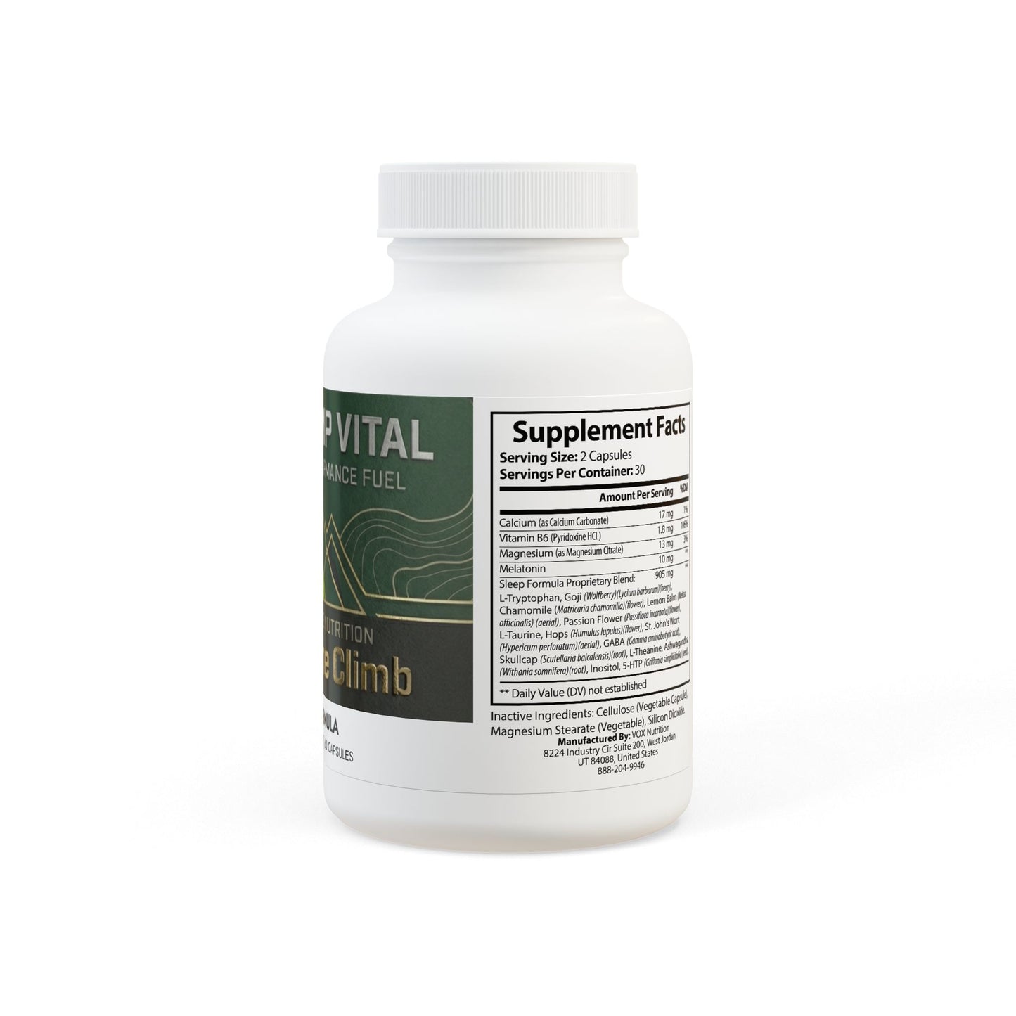 Base Camp Vital Sleep Supplement (60 Capsules) (free shipping)