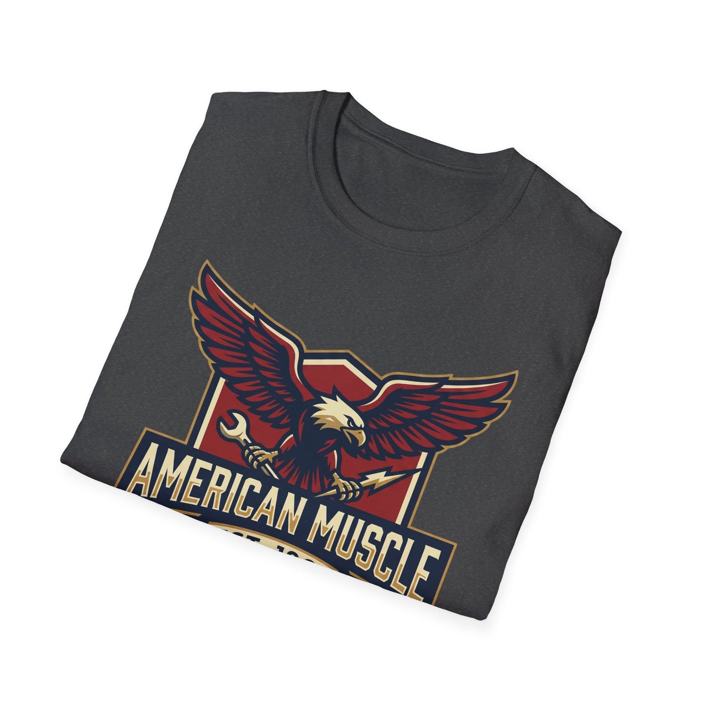 American Muscle Eagle T-Shirt — Vintage V8 Car Lover Tee