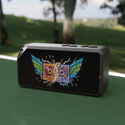 80’s Retro cassette tape Jabba Bluetooth Speaker – Colorful Winged Cassette Graphic Portable Speaker