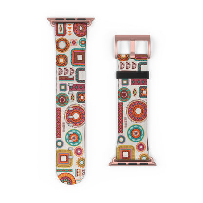 Colorful Geometric Watch Band for Trendy Style