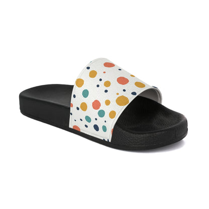 Women's Slide Sandals Delicate Polka Dot Mix / Varied Circles