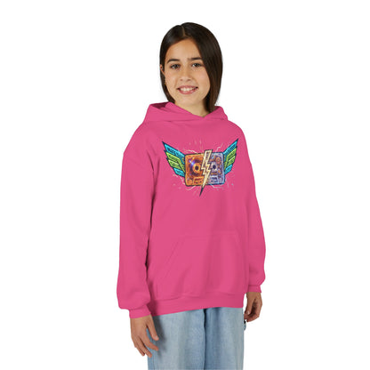 Youth Retro Cassette Wings Hoodie