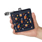 Whiskey Flask — Holiday Spirits Pattern 6oz Stainless Steel Flask (free shipping)