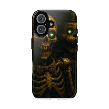 Skull Phone Case - Tough Cases, Halloween Gift, Unique Phone Accessory, Quirky Tech Cover, Halloween Decor, Dark Aesthetic