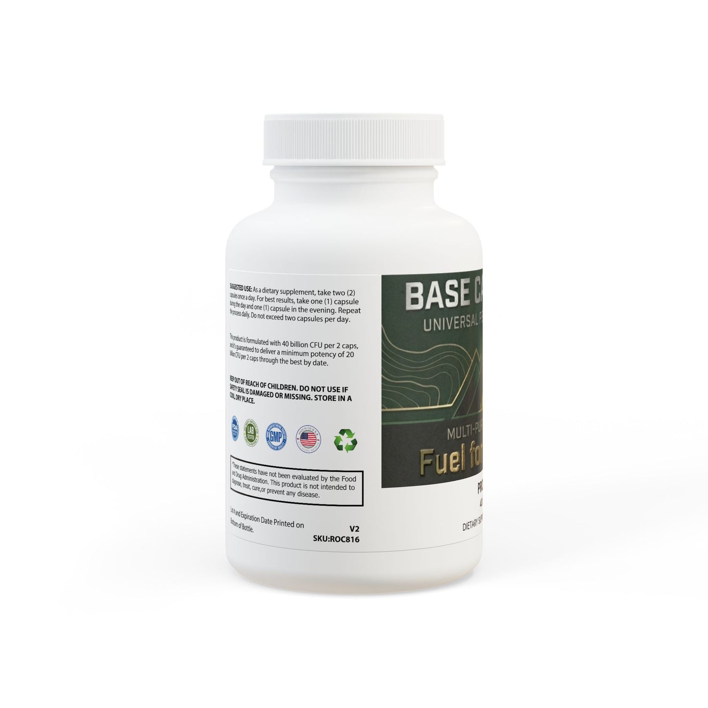 Base Camp Vital Probiotics Supplement (60 Capsules) ( free shipping)