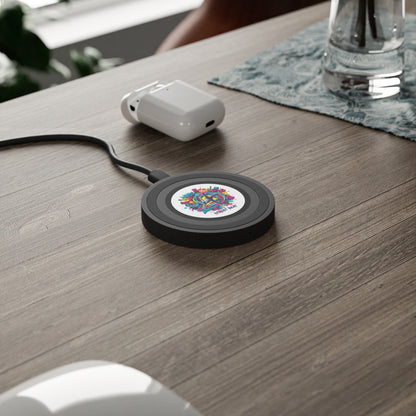 Wireless Charging Pad — 'Street Beat' Urban Music Graphic (free shipping)