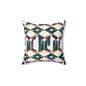 Geometric Illusion Square Pillow — Modern Abstract Pattern (free shipping)