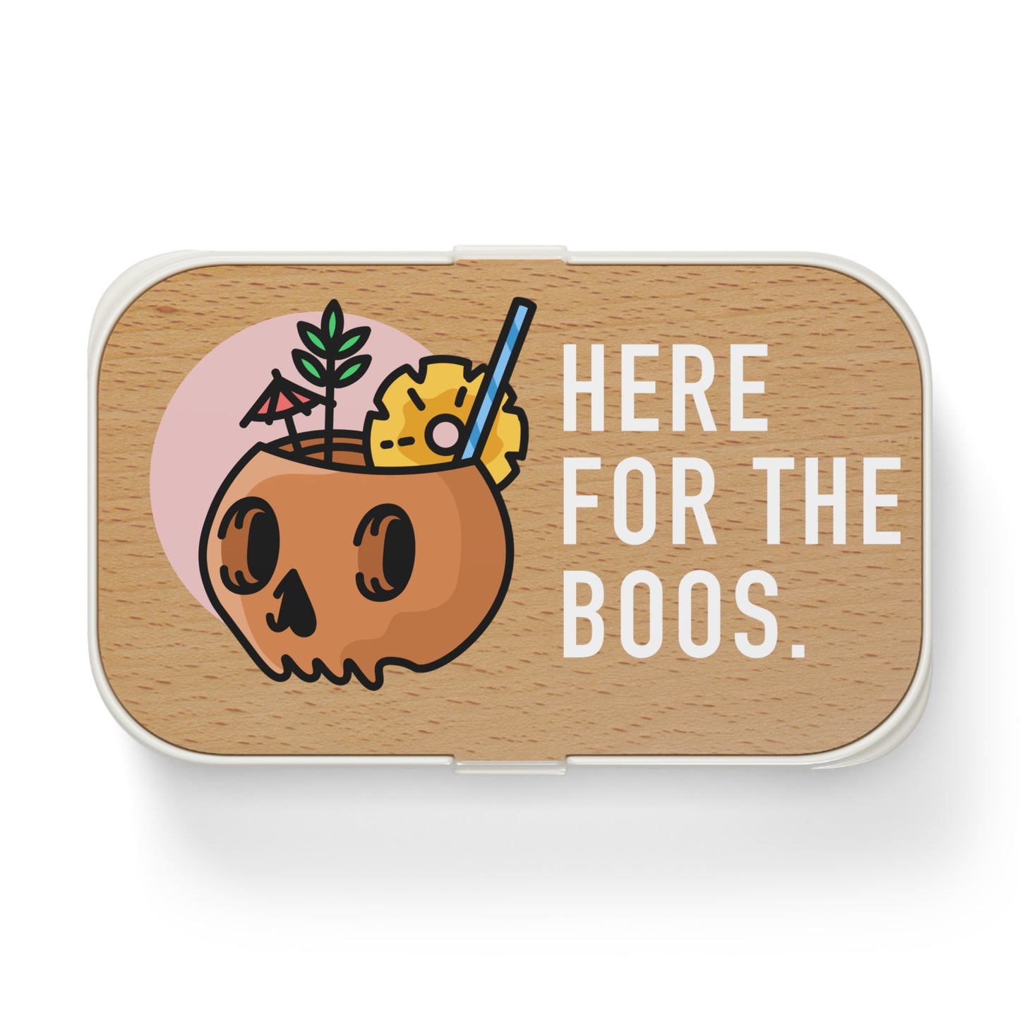 Halloween Bento Lunch Box - "Here for the Boos"