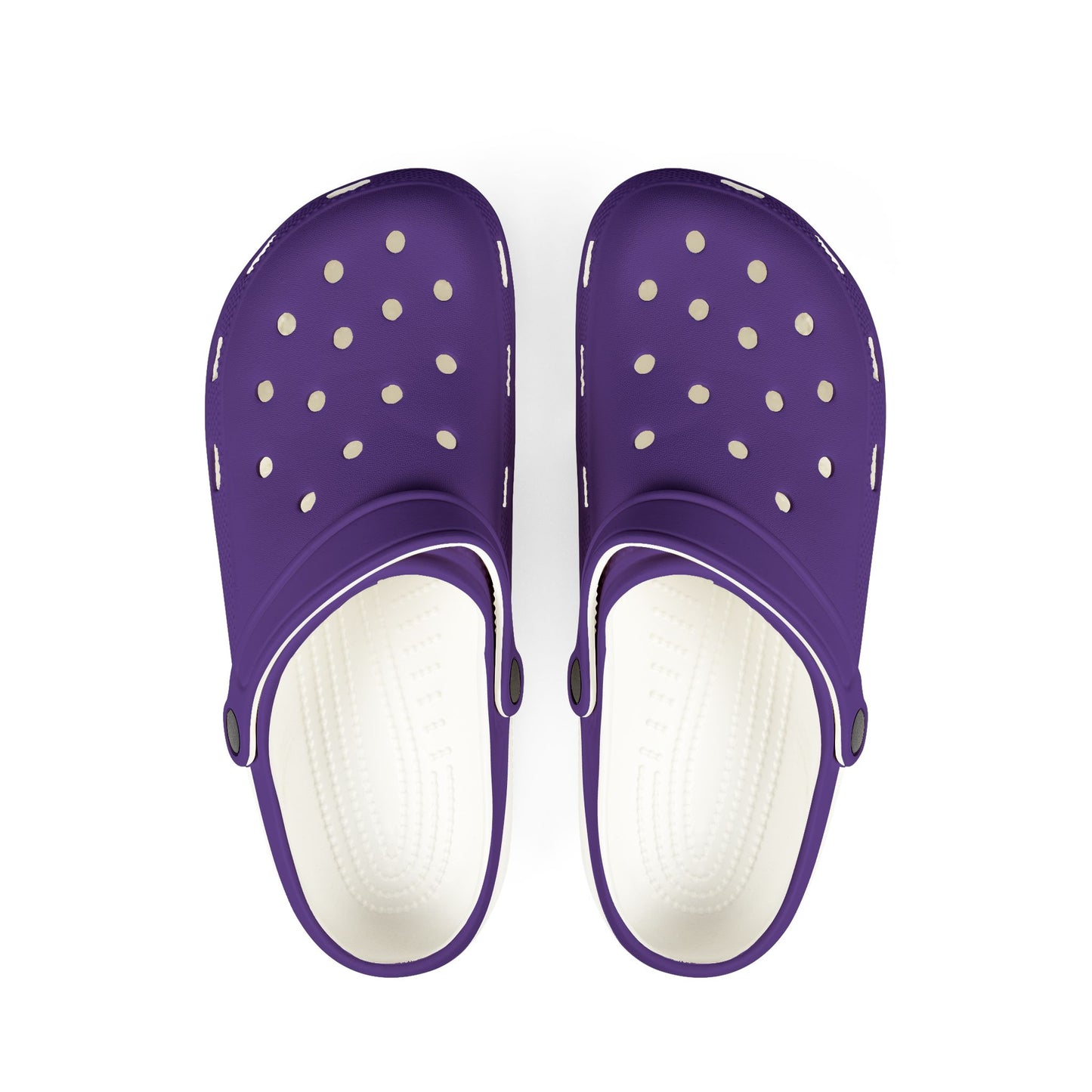 Purple EVA Foam Clogs — Lightweight Slip-On Garden & Beach Shoes