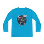 Youth girls Long Sleeve Tee, Gamer Shirt, Kids Graphic Tee, Halloween Costume Top, Fun Kids Apparel, Birthday Gift for Boys
