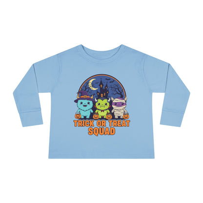 Toddler Halloween Long Sleeve Tee - Trick or Treat Squad, Cute Kids Shirt, Halloween Costume Tee, Toddler Fall Apparel, Kids Halloween [...]