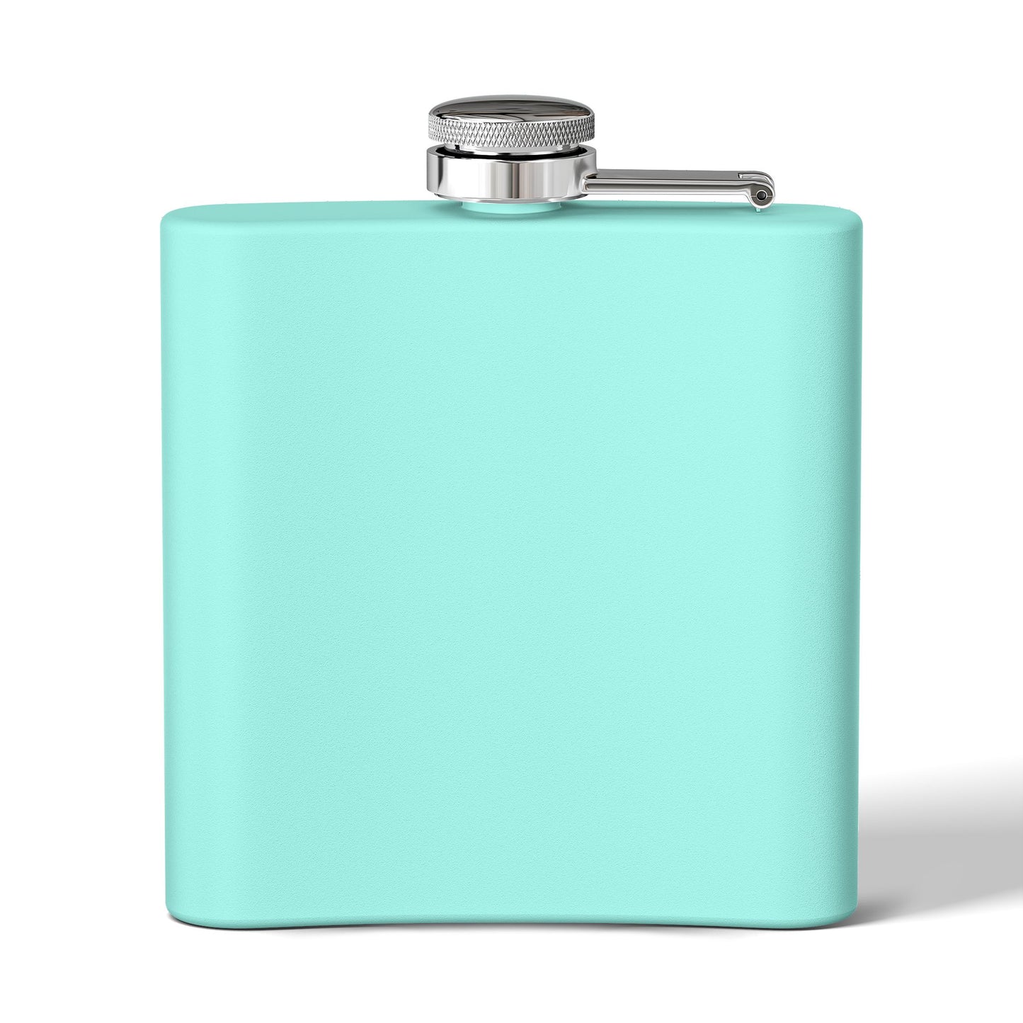 Holiday Poinsettia Flask — 6oz Stainless Steel Christmas Hip Flask (free shipping)