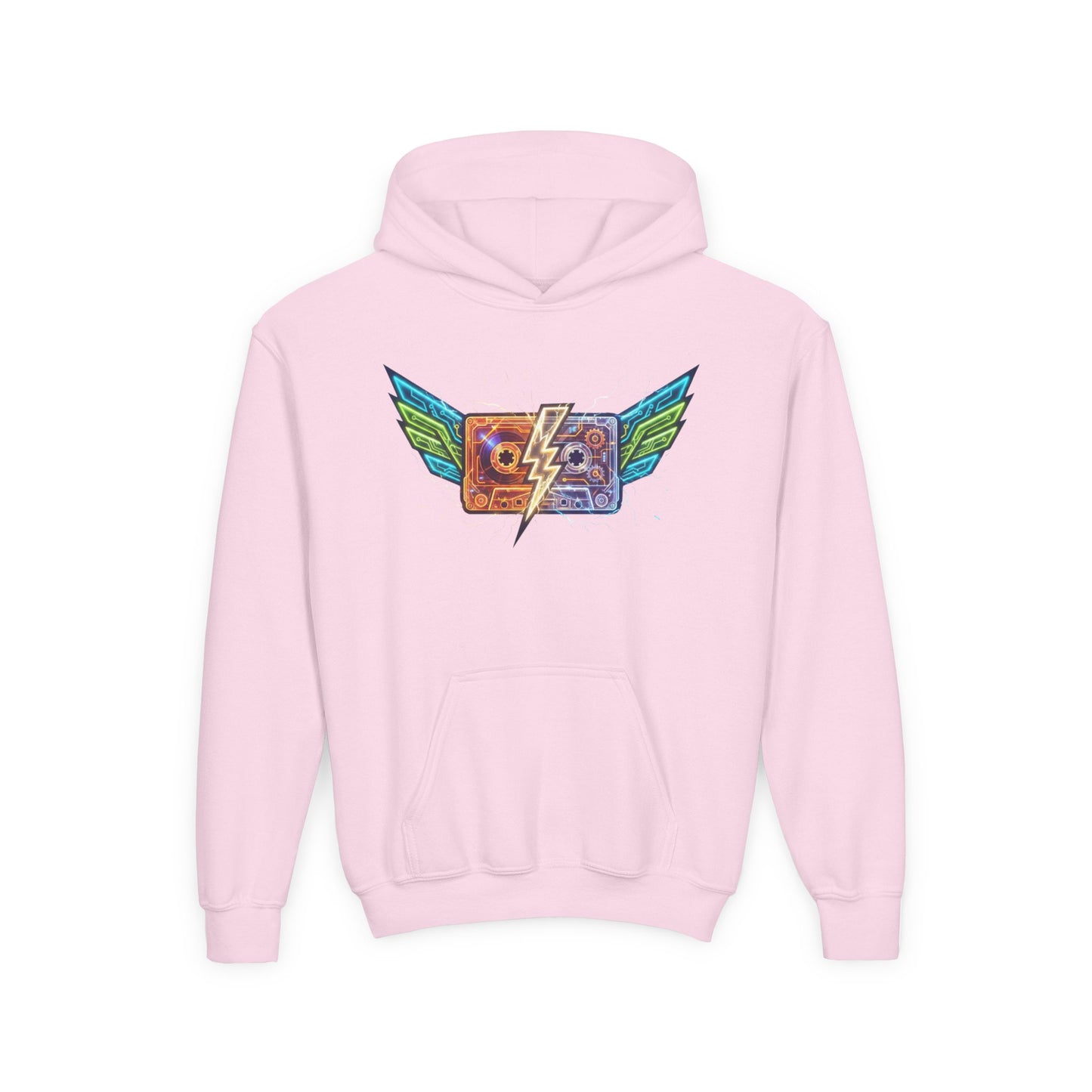 Youth Retro Cassette Wings Hoodie