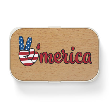 Patriotic Bento Lunch Box - 'Merica Design