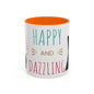 Happy and Dazzling smoking cat Cat Accent Coffee Mug — Cute Black Cat Coffee Cup (11/15oz) (free shipping)