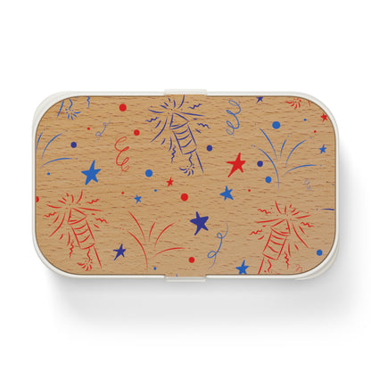 4th July celebration Bento Lunch Box with Colorful Design