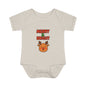 Merry & Bright Baby Bodysuit - Cute Reindeer Christmas Infant Onesie