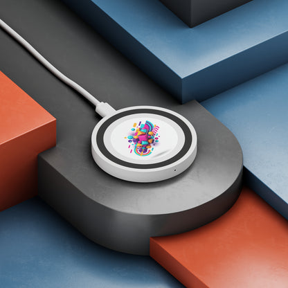 Quake Wireless Charging Pad — Colorful Geometric Qi Charger (free shipping)