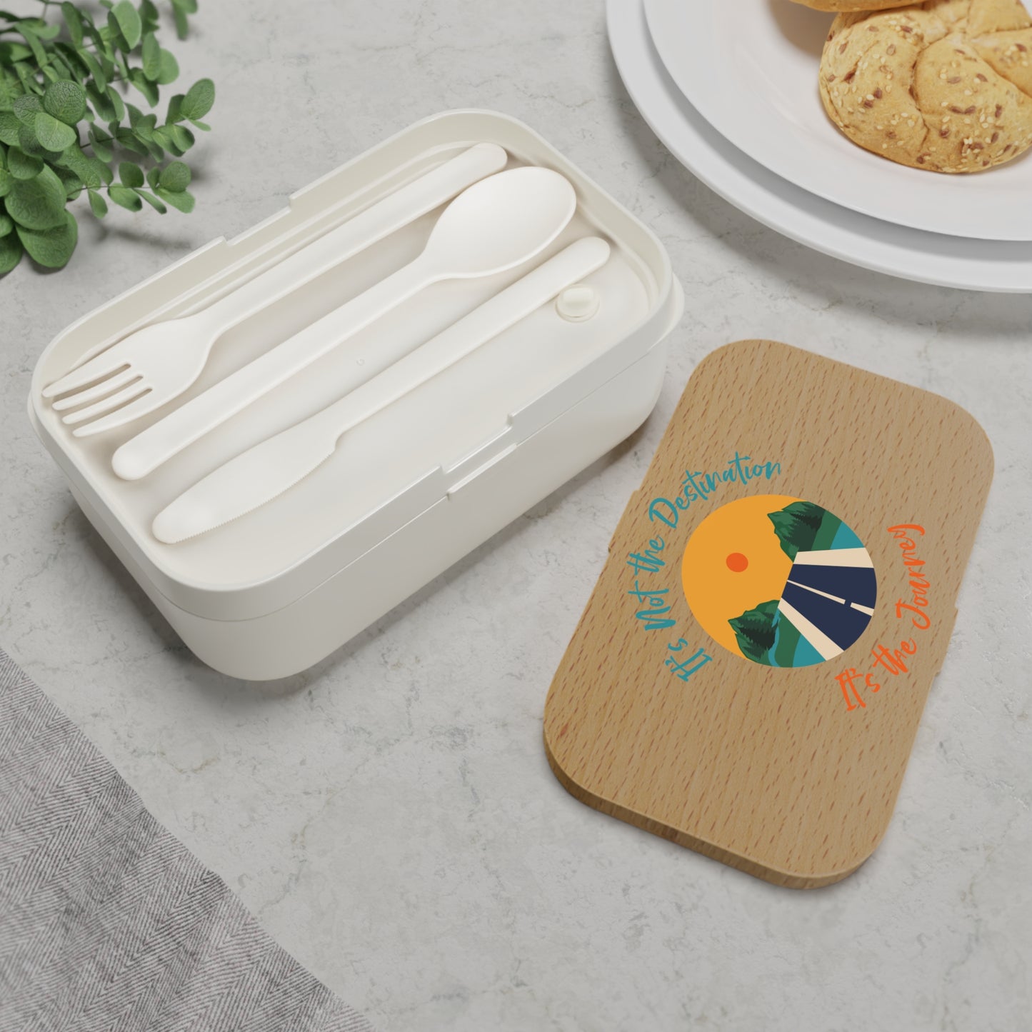 Inspirational Bento Lunch Box for Travel Enthusiasts