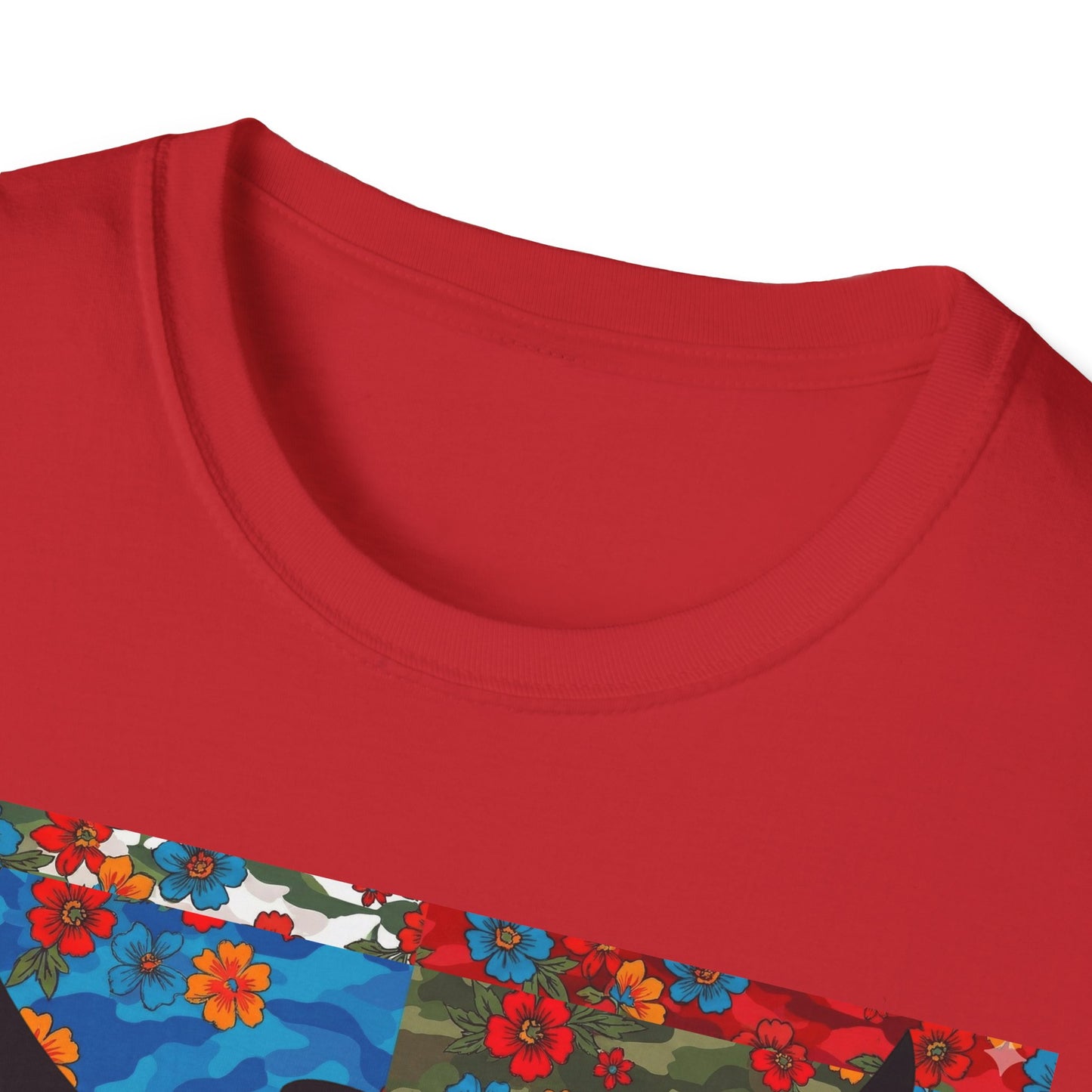 Route 66 Made in USA T-Shirt — Vintage Eagle Floral Roadtrip Tee- camo flower combo T-shirt