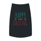 Happy and Dazzling Pet Tank Top — Colorful Graphic Dog Shirt for Everyday Wear