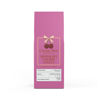 Cherry Bow Coffee Co. Midnight Cherry Velvet - Bitterroot Coffee Blend (Dark French Roast)