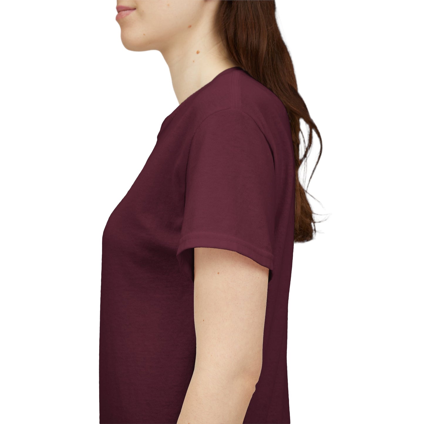 Women’s Casual maroon Heavy Cotton Tee - Perfect for Everyday Comfort