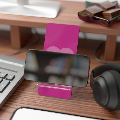 Heart-Themed Smartphone Stand - Cute & Functional Mobile Display Holder