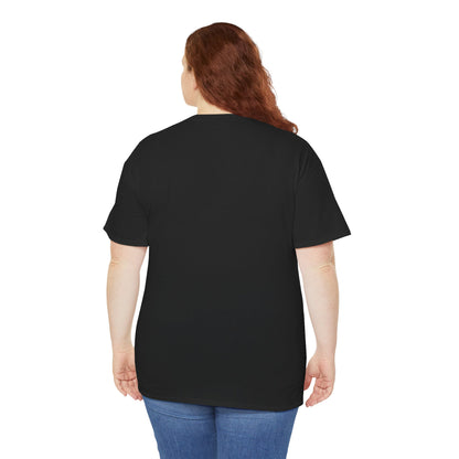 Women’s Casual Black Heavy Cotton Tee - Perfect for Everyday Comfort