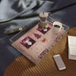 Festive Acrylic Serving Tray with Holiday Design